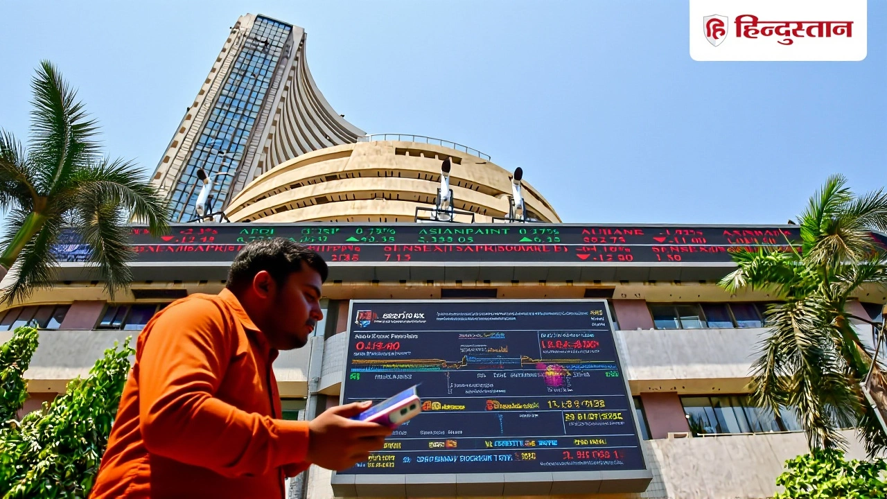 Sensex Slides 297 Points as Tariff Fears Hit Indian Markets